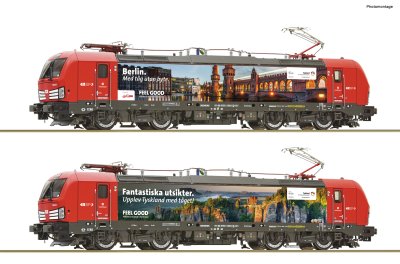 Ellok 193 287-0, Snälltåget. AC med ljud.