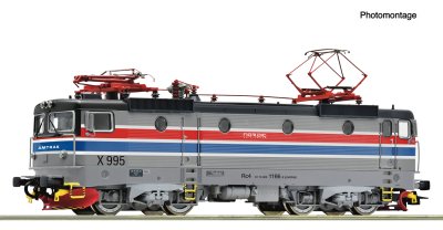 Ellok NRF Rc4 1166 "Amtrak". AC m ljud.
