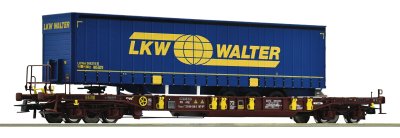 Containervagn. LKW Walter.