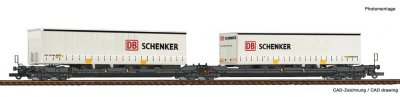 Dubbelvagn T3000e. Schenker.