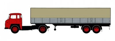 Scania LB 76 Röd/grå