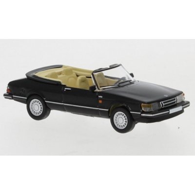 Saab 900 Cabriolet. Svart. 1986