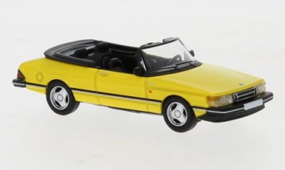 Saab 900 Cabriolet. Gul. 1986