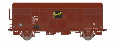 Godsvagn SJ Ge 46 791 Carnegie logga