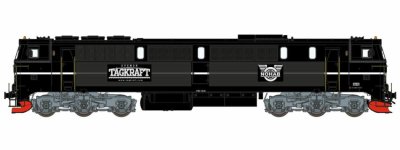Diesellok Tågkraft TMZ 1418 (NOHAB). DC m. ljud.