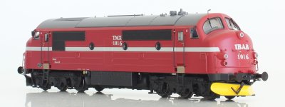 Diesellok Inlandsbanan TMX 1016. DC