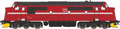 Diesellok Inlandsbanan TMX 1014. AC