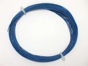 Tunn kabel, 0,5 mm. Blå.