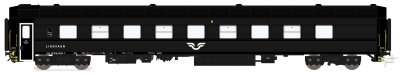 Liggvagn BC4 5477 SJ Svart