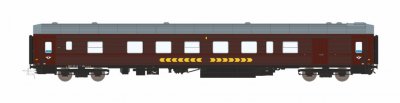 Sittvagn B4R 5417 SJ Brun.