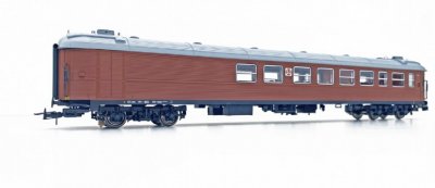 Personvagn SJ B1C 5166.