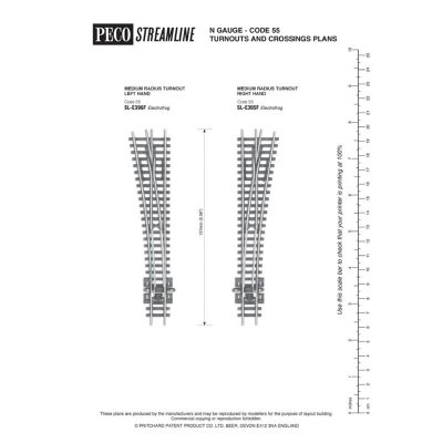 Växel Vänster. N-Skala Code 55